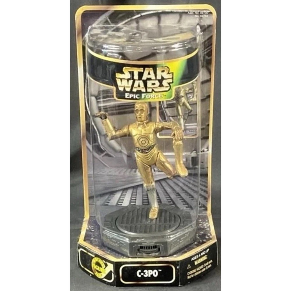 Star Wars Ep. V‎ EPIC FORCE C-3PO 360° Rotating Figure Kenner 1997 NEW ESB